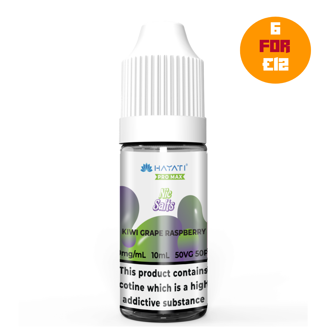 Hayati Pro Max Nic Salts - Kiwi Grape Raspberry