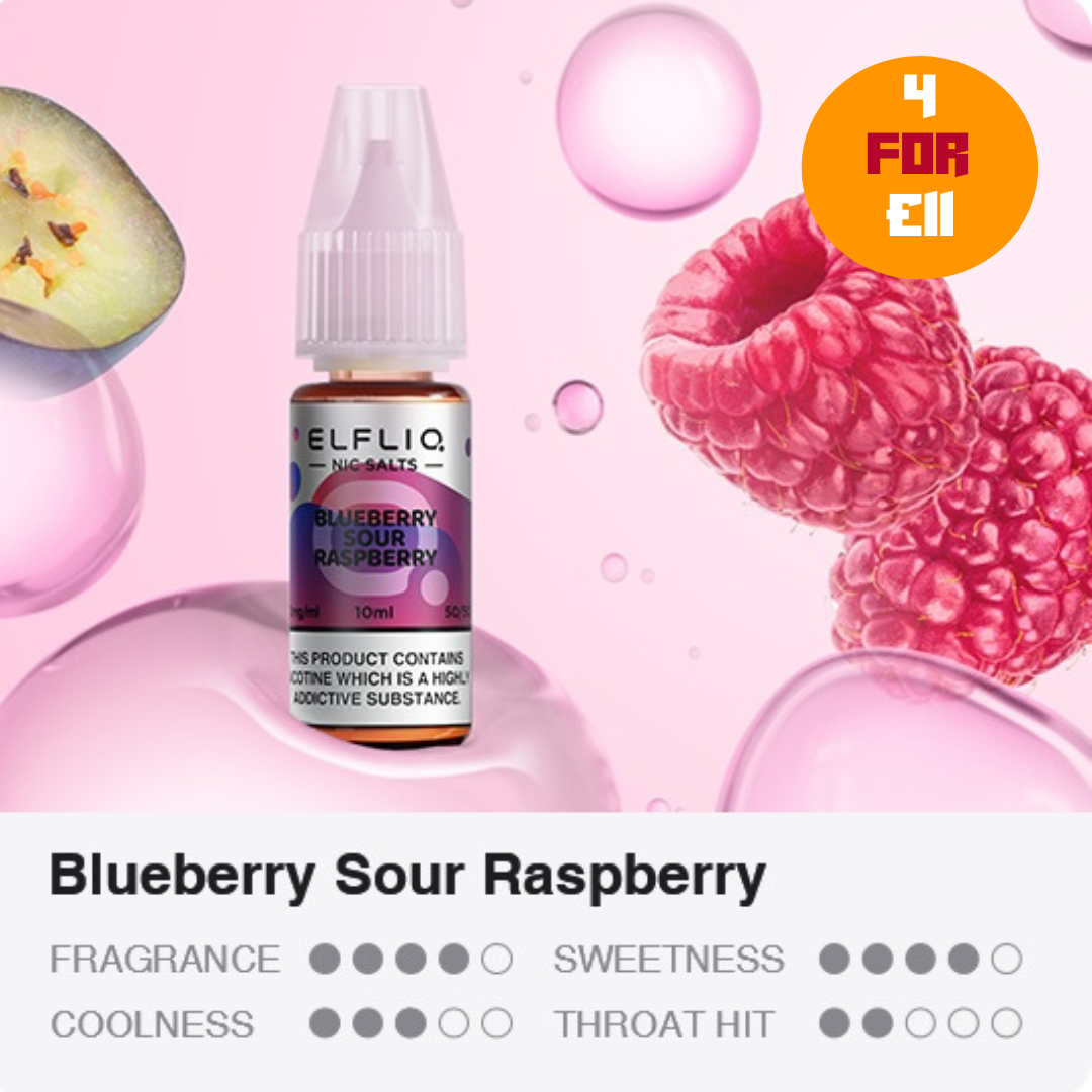 ELF LiQ - Blueberry Sour Raspberry (SALTS)
