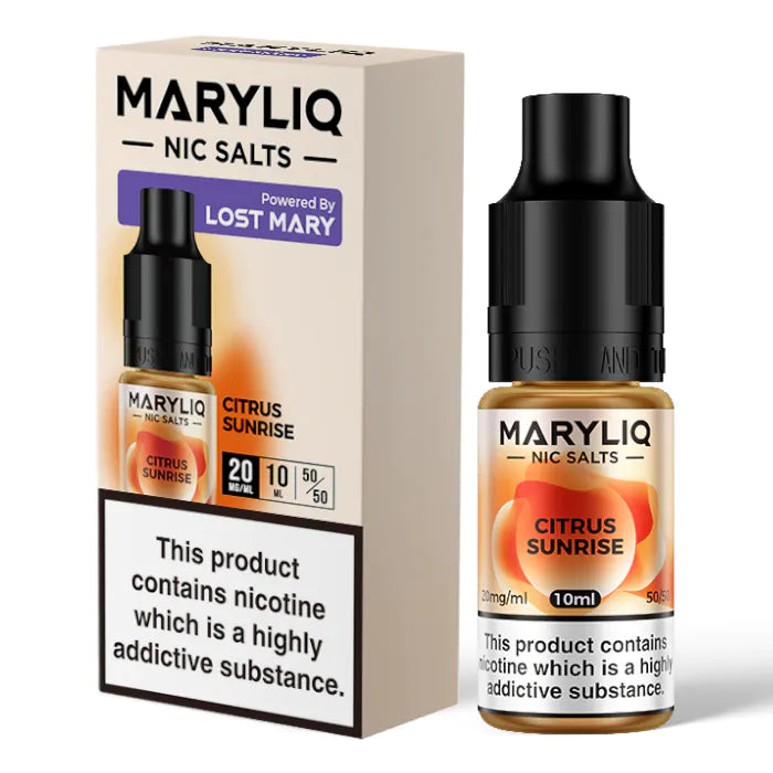MaryLiq Nic Salts - Citrus Sunrise (20mg Nicotine)