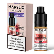 MaryLiq Nicotine Salts - Peach Strawberry (20mg Nicotine)